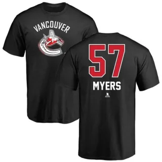 Tyler Myers Vancouver Canucks Name and Number Banner Wave T-Shirt - Black