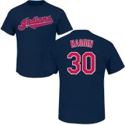 Tyler Naquin Cleveland Indians Name & Number T-Shirt - Navy