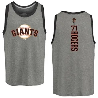 Tyler Rogers San Francisco Giants Backer Tri-Blend Tank - Heathered Gray