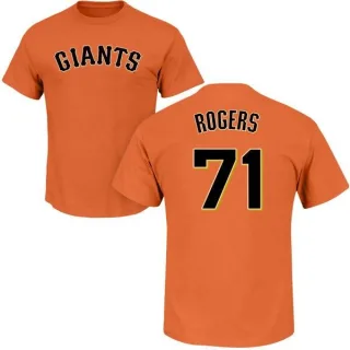 Tyler Rogers San Francisco Giants Name & Number T-Shirt - Orange