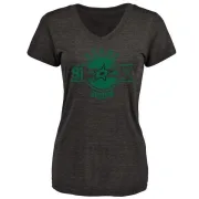 Tyler Seguin Women's Dallas Stars Insignia Tri-Blend T-Shirt - Black