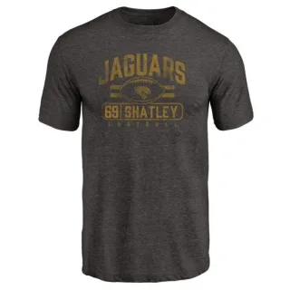 Tyler Shatley Jacksonville Jaguars Flanker Tri-Blend T-Shirt - Black