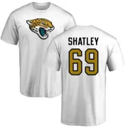 Tyler Shatley Jacksonville Jaguars Name & Number Logo T-Shirt - White