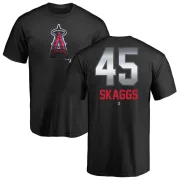 Tyler Skaggs Los Angeles Angels Midnight Mascot T-Shirt - Black