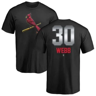 Tyler Webb St. Louis Cardinals Midnight Mascot T-Shirt - Black