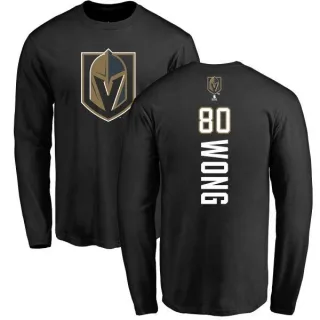 Tyler Wong Vegas Golden Knights Backer T-Shirt - Black