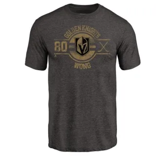 Tyler Wong Vegas Golden Knights Insignia Tri-Blend T-Shirt - Black