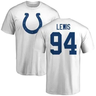 Tyquan Lewis Indianapolis Colts Name & Number Logo T-Shirt - White