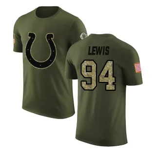 Tyquan Lewis Indianapolis Colts Olive Salute to Service Legend T-Shirt