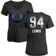 Tyquan Lewis Women's Indianapolis Colts Midnight Mascot T-Shirt - Black