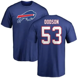 Tyrel Dodson Buffalo Bills Name & Number Logo T-Shirt - Royal