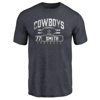 Tyron Smith Dallas Cowboys Flanker Tri-Blend T-Shirt - Navy