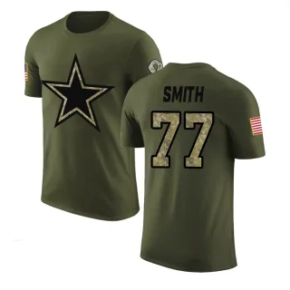 Tyron Smith Dallas Cowboys Olive Salute to Service Legend T-Shirt