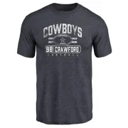 Tyrone Crawford Dallas Cowboys Flanker Tri-Blend T-Shirt - Navy