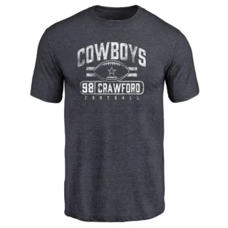 Tyrone Crawford Dallas Cowboys Flanker Tri-Blend T-Shirt - Navy