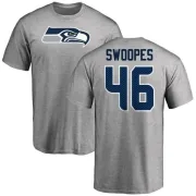 Tyrone Swoopes Seattle Seahawks Name & Number Logo T-Shirt - Ash