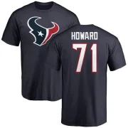 Tytus Howard Houston Texans Name & Number Logo T-Shirt - Navy