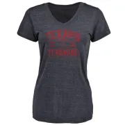 Tytus Howard Women's Houston Texans Flanker Tri-Blend T-Shirt - Navy