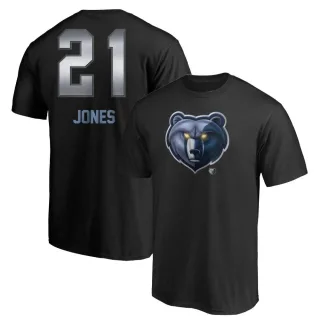 Tyus Jones Memphis Grizzlies Black Midnight Mascot T-Shirt