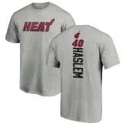 Udonis Haslem Miami Heat Ash Backer T-Shirt