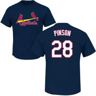 Vada Pinson St. Louis Cardinals Name & Number T-Shirt - Navy