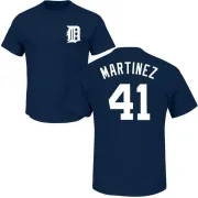 Victor Martinez Detroit Tigers Name & Number T-Shirt - Navy