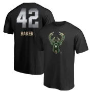 Vin Baker Milwaukee Bucks Black Midnight Mascot T-Shirt