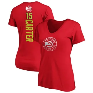 Vince Carter Women's Atlanta Hawks Red Backer T-Shirt