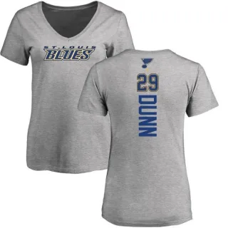 Vince Dunn Women's St. Louis Blues Backer T-Shirt - Ash