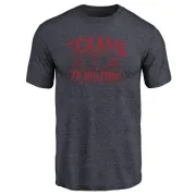 Vince Wilfork Houston Texans Flanker Tri-Blend T-Shirt - Navy