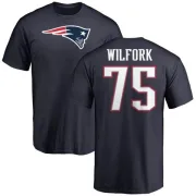 Vince Wilfork New England Patriots Name & Number Logo T-Shirt - Navy