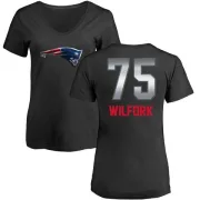 Vince Wilfork Women's New England Patriots Midnight Mascot T-Shirt - Black