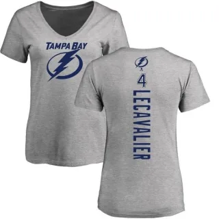 Vincent Lecavalier Women's Tampa Bay Lightning Backer T-Shirt - Ash