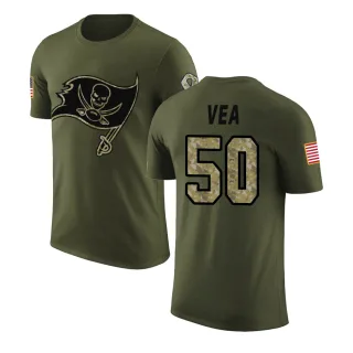 Vita Vea Tampa Bay Buccaneers Olive Salute to Service Legend T-Shirt