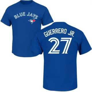 Vladimir Guerrero Jr. Toronto Blue Jays Name & Number T-Shirt - Royal