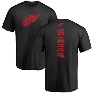 Vladimir Konstantinov Detroit Red Wings One Color Backer T-Shirt - Black