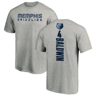 Wade Baldwin Memphis Grizzlies Ash Backer T-Shirt