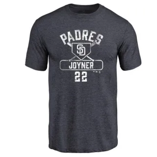 Wally Joyner San Diego Padres Base Runner Tri-Blend T-Shirt - Navy