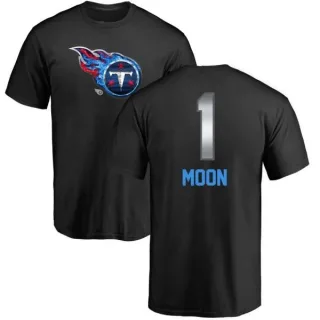 Warren Moon Tennessee Titans Midnight Mascot T-Shirt - Black