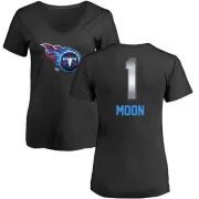 Warren Moon Women's Tennessee Titans Midnight Mascot T-Shirt - Black