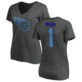 Warren Moon Women's Tennessee Titans One Color T-Shirt - Ash