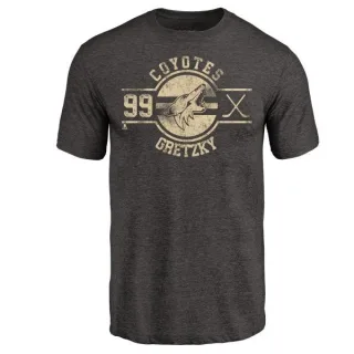 Wayne Gretzky Arizona Coyotes Insignia Tri-Blend T-Shirt - Black