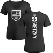 Wayne Gretzky Women's Los Angeles Kings Backer T-Shirt - Black