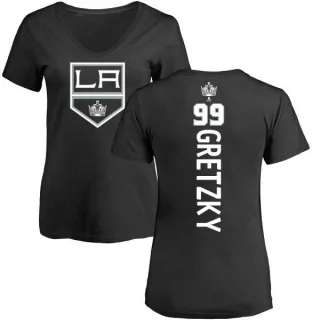 Wayne Gretzky Women's Los Angeles Kings Backer T-Shirt - Black