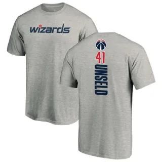 Wes Unseld Washington Wizards Ash Backer T-Shirt