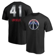 Wes Unseld Washington Wizards Black Midnight Mascot T-Shirt