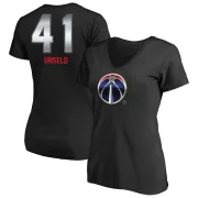 Wes Unseld Women's Washington Wizards Black Midnight Mascot T-Shirt