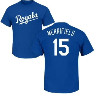 Whit Merrifield Kansas City Royals Name & Number T-Shirt - Royal
