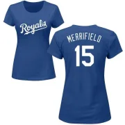 Whit Merrifield Women's Kansas City Royals Name & Number T-Shirt - Royal