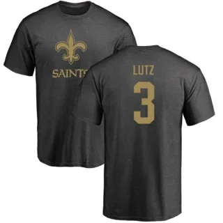 Wil Lutz New Orleans Saints One Color T-Shirt - Ash